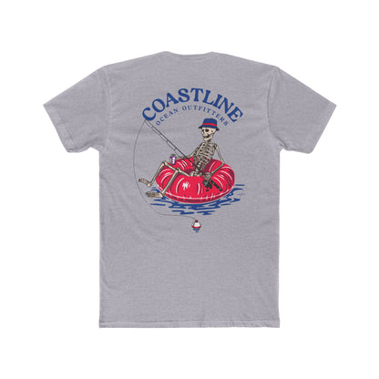 Floatin' Skully Fitted Cotton Tee