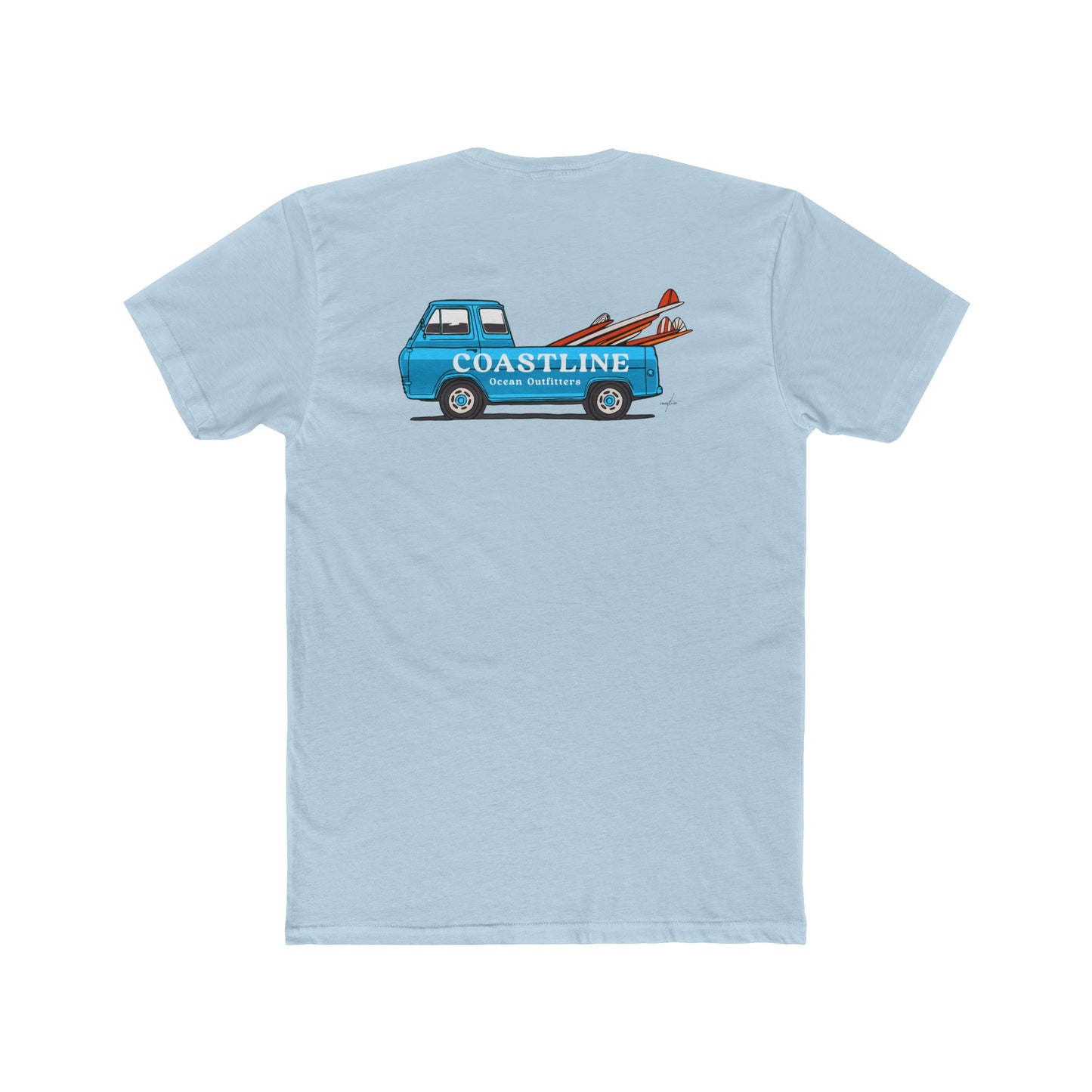 Coastline Van Fitted Cotton Tee