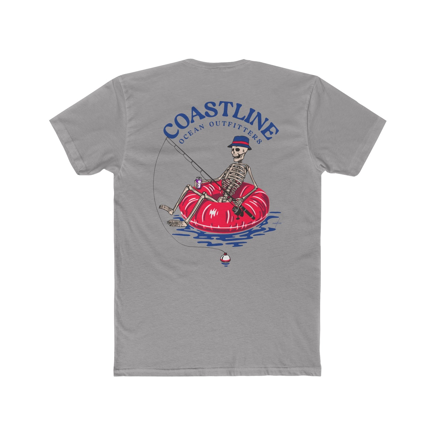 Floatin' Skully Fitted Cotton Tee