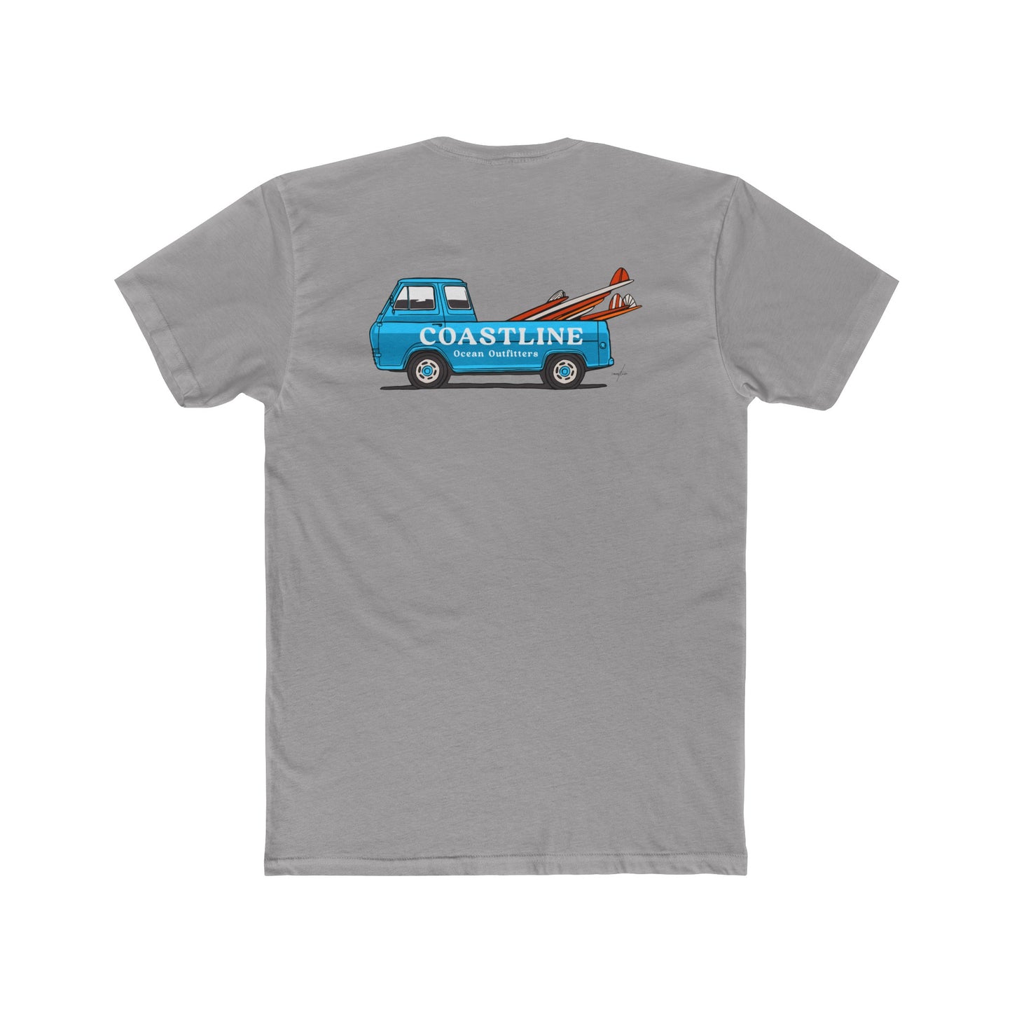 Coastline Van Fitted Cotton Tee