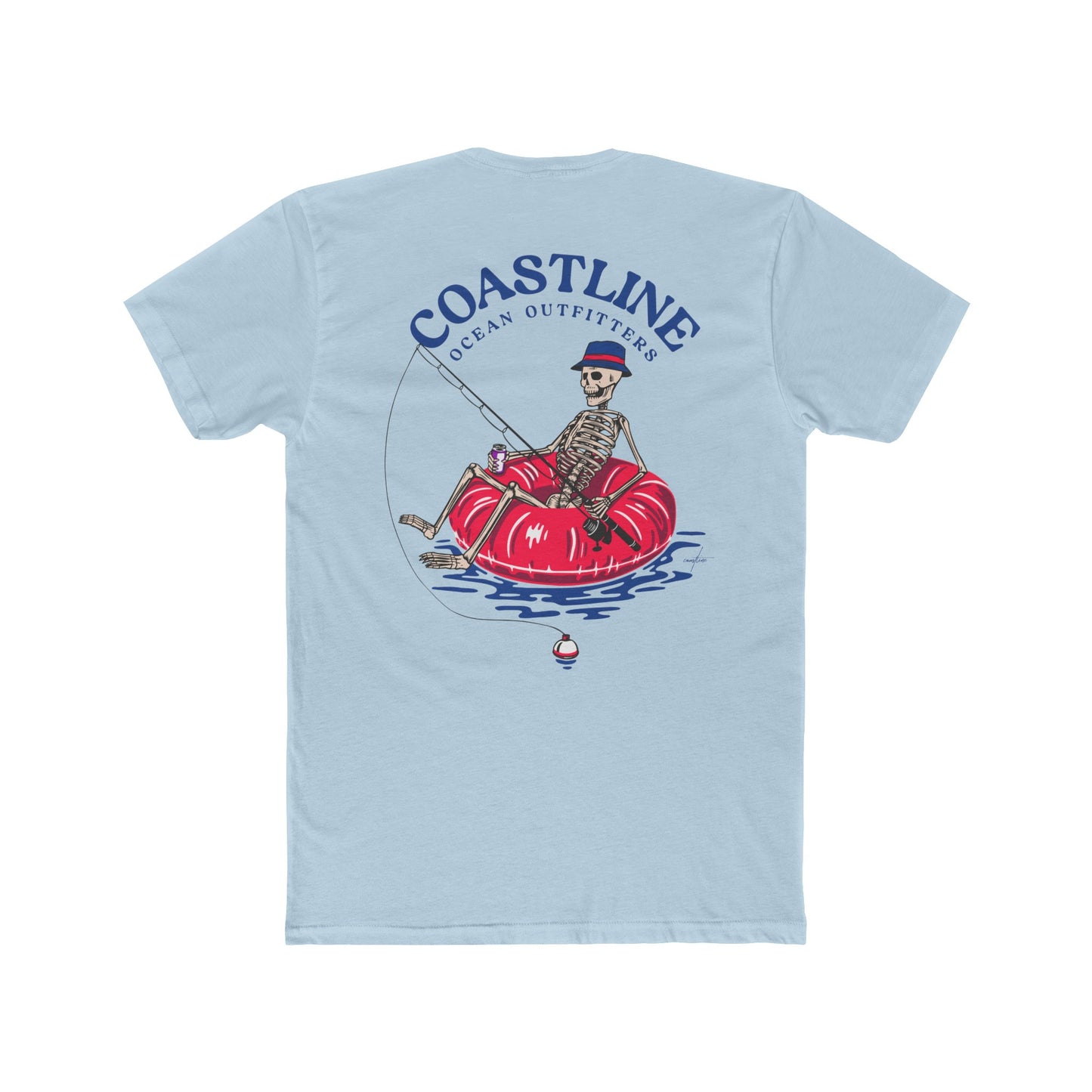 Floatin' Skully Fitted Cotton Tee