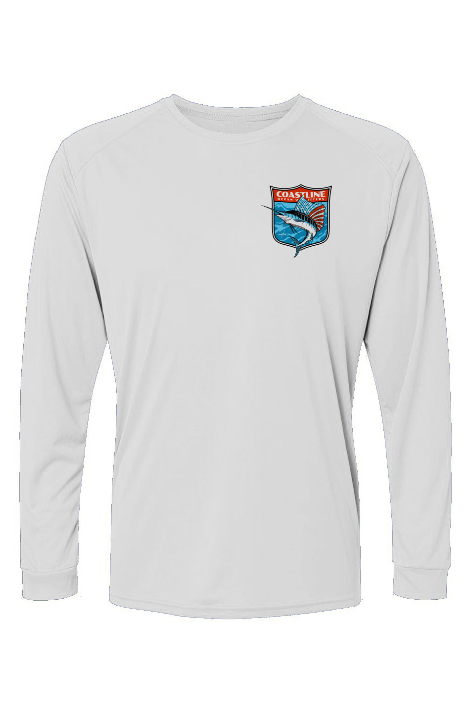 RED WHITE & BLUE SALTWATER PERFORMANCE LONGSLEEVE