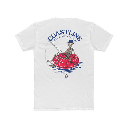 Floatin' Skully Fitted Cotton Tee