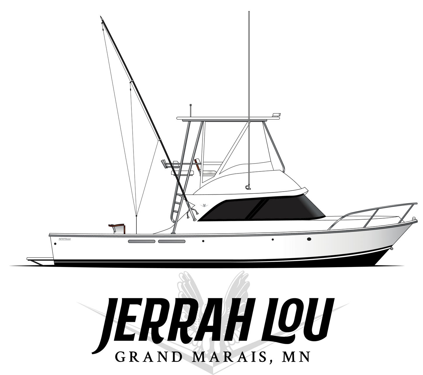 CUSTOM DRAWING OF YOUR BOAT